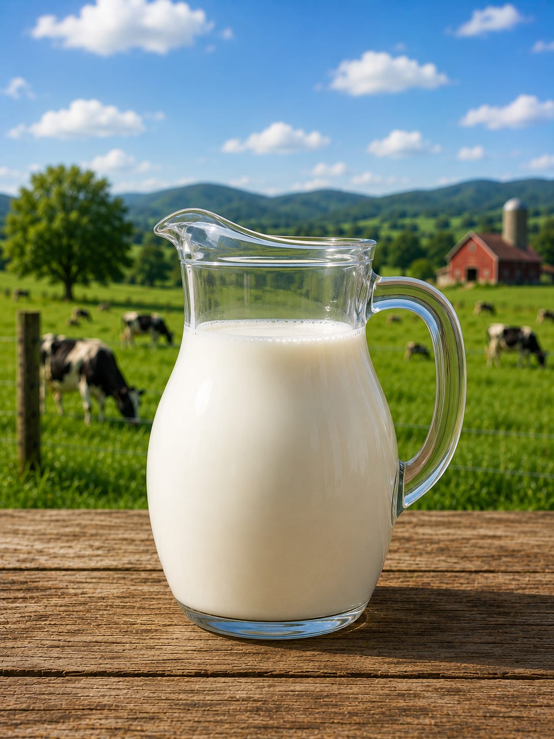 Leche cruda seleccionada